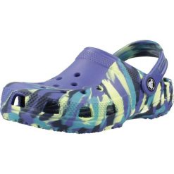 Sandały CROCS CLASSIC MARBLED Niebieski. Niebieskie sandały męskie Crocs, bez wzorów, z gumy, bez zapięcia. Za 207.99 zł.