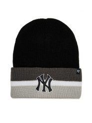 47 Brand Czapka MLB New York Yankees Split Cuff 47 B-SPLCC17ACE-BK Czarny. Czarne czapki damskie 47 Brand, na zimę, bez wzorów, z materiału. Za 149.99 zł.