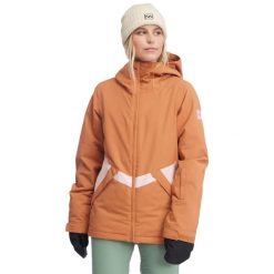 Kurtka narciarska damska Billabong Good Life. Brązowe kurtki sportowe damskie Billabong, na zimę, l, bez wzorów, bez ramiączek, bez kaptura, narciarskie. Za 491.00 zł.
