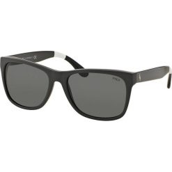 Polo Ralph Lauren - Okulary. Czarne okulary przeciwsłoneczne damskie Polo Ralph Lauren, prostokątne. W wyprzedaży za 479.90 zł.