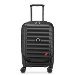 Walizka kabinowa Delsey ELEGANCE 55 cm rozszerzalna. Czarne walizki męskie DELSEY PARIS, bez wzorów, z materiału. Za 1,251.05 zł.