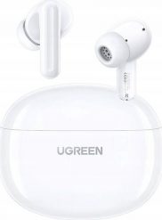 Bezprzewodowe słuchawki dokanałowe TWS UGREEN HiTune T3C Bluetooth 5.4 IPX5 (białe). Białe słuchawki bezprzewodowe Ugreen. Za 48.95 zł.