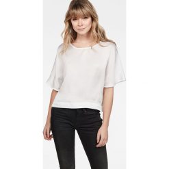 G-Star Raw - Top. Czarne topy damskie G-Star Raw, s, bez wzorów, z bawełny, retro, bez kołnierzyka, bez ramiączek. W wyprzedaży za 139.90 zł.