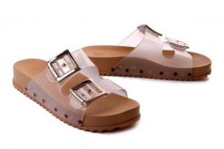 ZAXY JJ285251 PARTNER III FEM beż transparent, klapki damskie. Brązowe klapki damskie Zaxy, na lato, bez wzorów, bez obcasa, bez zapięcia. Za 199.90 zł.