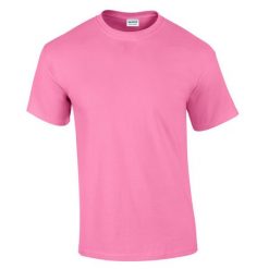 Ultra Bawełniana Koszulka Unisex Dla Dorosłych. Fioletowe bluzki damskie GILDAN, l, bez wzorów, z bawełny, sportowe, bez kołnierzyka, bez ramiączek. Za 34.99 zł.