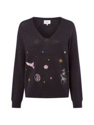 Nümph sweter z dzianiny z zawartością alpaki - Nualmut Kobiety szary, XXL. Szare swetry nierozpinane damskie Nümph, xxl, bez wzorów, z dzianiny, bez kołnierzyka, bez ramiączek. Za 279.95 zł.