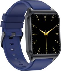 Smartwatch Rubicon E89 Granatowy (RNCE89). Niebieskie zegarki smartwatch Rubicon, bez wzorów. Za 179.00 zł.