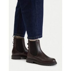Sztyblety Lasocki. Brązowe botki damskie Lasocki, bez wzorów, bez obcasa, na płaskiej podeszwie, bez zapięcia. Za 259.99 zł.