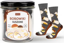 Soxo Skarpetki męskie SOXO borowiki suszone w słoiku 4045. Skarpety męskie Soxo, bez wzorów. Za 45.99 zł.