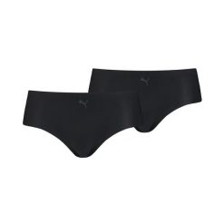 Zestaw 2 szt. Puma Sport Hipster Seamless w kolorze czarnym. Czarne bielizna sportowa damska Puma, bez wzorów, z elastanu. Za 129.99 zł.