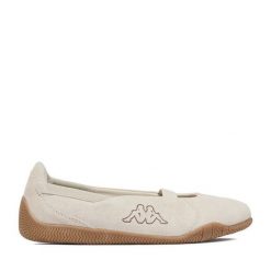 Baleriny Kappa. Brązowe balerinki damskie Kappa, bez wzorów, bez obcasa, bez zapięcia. Za 179.99 zł.