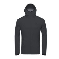 Kurtka przeciwdeszczowa damska BLACKYAK Hariana. Czarne kurtki sportowe damskie BLACK YAK, xl, bez wzorów, z gore-texu, bez ramiączek, bez kaptura, trekkingowe, gore-tex. Za 879.99 zł.