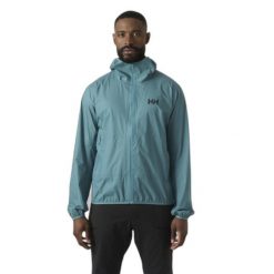 Kurtka wodoodporna Helly Hansen Verglas 2.5 L. Zielone kurtki męskie Helly Hansen, l, bez wzorów, z materiału, bez kaptura. Za 957.50 zł.