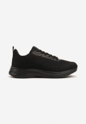 Czarne Buty Sportowe Sneakersy Ozdobione Tłoczeniem Sarivara. Czarne buty sportowe męskie Born2be, bez wzorów, z jeansu, bez zapięcia. Za 54.99 zł.
