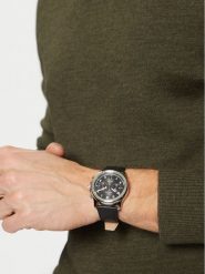 Tommy Hilfiger Zegarek 1710624 Czarny. Czarne, analogowe zegarki męskie Tommy Hilfiger, bez wzorów. Za 619.99 zł.