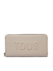 TOUS Portfel 2002374043 Beżowy. Brązowe portfele damskie tous, ze skóry. Za 499.99 zł.