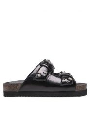 Zadig&Voltaire Klapki Alpha Vintage Patent SWCT00037 Czarny. Czarne klapki damskie Zadig&Voltaire, bez wzorów, ze skóry, vintage, bez obcasa, bez zapięcia. Za 799.99 zł.