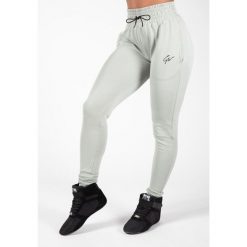 Pixley SweatSpodnie ight Zielony. Zielone spodnie dresowe damskie GORILLA WEAR, bez wzorów, z dresówki, sportowe, na fitness i siłownię. Za 151.00 zł.