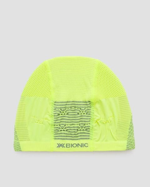 Czapka X-Bionic HELMET CAP Y020. Żółte czapki damskie X BIONIC, bez wzorów, z materiału, sportowe. Za 159.99 zł.