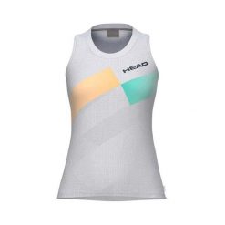 T-shirt Head Pro Woman. Białe t-shirty damskie Head, s, bez wzorów, z materiału, bez kołnierzyka, bez ramiączek. Za 226.80 zł.