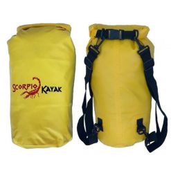 WOREK/PLECAK WODOSZCZELNY NA WYPRAWY WODNE SPŁYWY KAJAKOWE SCORPIO KAYAK 20L. Żółte plecaki męskie SCORPIO KAYAK, bez wzorów. Za 89.00 zł.