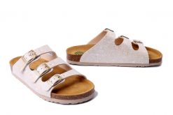 DR. BRINKMANN 700713-81 offwhite, klapki damskie. Brązowe klapki damskie Dr. Brinkmann, na lato, bez wzorów, bez obcasa, bez zapięcia. Za 204.90 zł.
