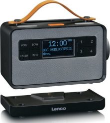 Radio Lenco Lenco PDR-065BK Tragbares DAB+/FM-Radio (Schwarz). Radia LENCO. Za 597.23 zł.