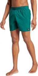 Adidas Spodenki kąpielowe męskie adidas Solid CLX Short-Length zielone IX7582 S. Zielone kąpielówki męskie Adidas, m, bez wzorów. Za 123.53 zł.
