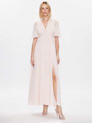 Marella Sukienka wieczorowa Icona 2332210432 Różowy Slim Fit. Czerwone sukienki damskie Marella, bez wzorów, z syntetyku, wizytowe, bez kołnierzyka, bez ramiączek. Za 2,089.00 zł.