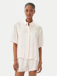 HUGO Koszulka piżamowa Style B 50561023 Różowy jasny Oversize. Czerwone koszule nocne damskie Hugo, bez wzorów, z wiskozy, bez ramiączek. Za 319.99 zł.