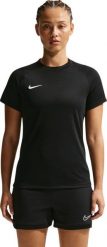 Koszulka damska Nike Dri-Fit Park VIII czarna HV8178 010 L. Czarne bluzki damskie Nike, l, bez wzorów, bez kołnierzyka, bez ramiączek. Za 63.71 zł.