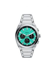 Fossil Zegarek Everett Chronograph FS6117 Srebrny. Szare zegarki męskie FOSSIL, bez wzorów, srebrne. Za 849.99 zł.