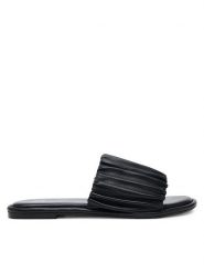 Bronx Klapki Delan-Y 85046-D Czarny. Czarne klapki damskie Bronx, bez wzorów, ze skóry, bez obcasa, bez zapięcia. Za 219.99 zł.