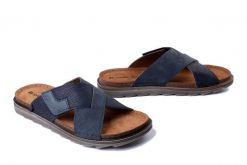 INBLU BU-17 004 granatowy, klapki męskie. Niebieskie klapki męskie Inblu, bez wzorów, bez zapięcia. Za 98.99 zł.