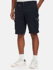 Aeronautica Militare Szorty materiałowe 261BE0066UCT01122 Granatowy Regular Fit. Niebieskie szorty męskie Aeronautica Militare, bez wzorów, z bawełny. Za 569.99 zł.