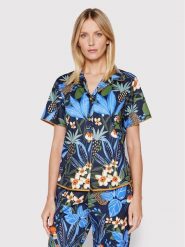 Cyberjammies Koszulka piżamowa Sierra 9069 Granatowy Regular Fit. Niebieskie koszule nocne damskie Cyberjammies, bez wzorów, bez ramiączek. Za 179.99 zł.