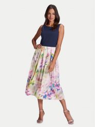 Swing Sukienka koktajlowa 5AG25800 Kolorowy Regular Fit. Sukienki damskie Swing, bez wzorów, z syntetyku, wizytowe, bez kołnierzyka, bez ramiączek. Za 609.99 zł.