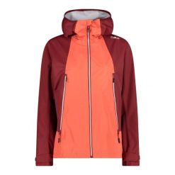 Kurtka z kapturem shell unlimitech damska CMP. Brązowe kurtki sportowe damskie CMP, bez wzorów, bez ramiączek, z kapturem, trekkingowe. Za 506.50 zł.