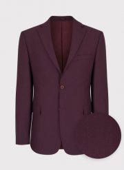 PAKO LORENTE – Bordowa marynarka garniturowa P22SF-3G-016-D-S. Czerwone garnitury męskie Pako Lorente, s, bez wzorów, boho. Za 549.99 zł.