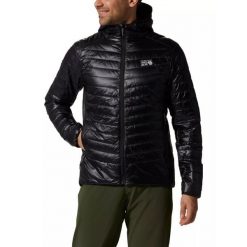 Kurtka przejściowa męska Mountain Hardwear Ghost Shadow Hoody. Czarne kurtki sportowe męskie MOUNTAIN HARDWEAR, na zimę, m, bez wzorów, z syntetyku, bez kaptura, narciarskie. Za 859.00 zł.