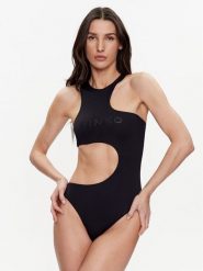 Pinko Strój kąpielowy Bloch 101040 A0S4 Czarny. Czarne stroje kąpielowe damskie Pinko, s, bez wzorów, z syntetyku. Za 559.99 zł.
