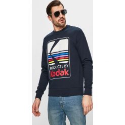 Jack & Jones - Bluza. Białe bluzy męskie Jack & Jones, l, bez wzorów, z bawełny, bez ramiączek, bez kaptura. W wyprzedaży za 69.90 zł.