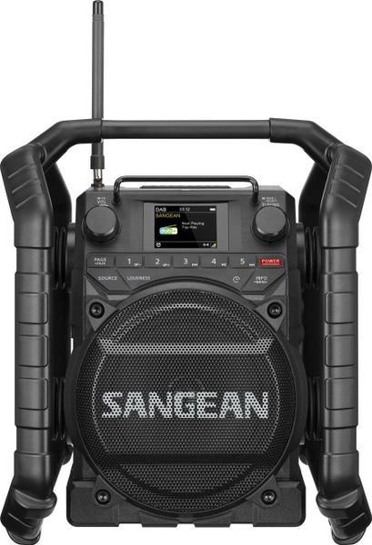 Radio budowlane Sangean U-4X Black. Czarne radia Sangean. Za 1,218.99 zł.
