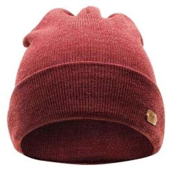 Zimowa Czapka Unisex Dla Dorosłych Seine. Czerwone czapki damskie IGUANA, na zimę, bez wzorów. Za 71.99 zł.