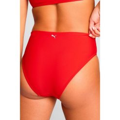 Dół od bikini z wysokim stanem, czerwony. Czerwone bikini Puma, s, bez wzorów. Za 151.99 zł.