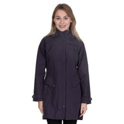 Kurtka Damska Rainy Day Wodoodporna. Niebieskie kurtki sportowe damskie Trespass, l, bez wzorów, z bawełny, bez ramiączek, z kapturem, trekkingowe. Za 325.99 zł.