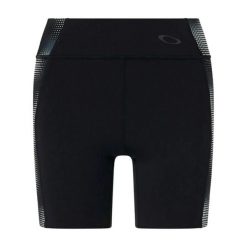 Legginsy sportowe damskie Oakley PURSUIT PRO TIGHT FOA500561-02E. Czarne legginsy damskie Oakley, s, bez wzorów, z tkaniny, krótkie, do biegania. Za 188.84 zł.