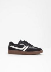Sneakersy. Białe obuwie sportowe damskie bonprix, bez wzorów, bez zapięcia. Za 124.99 zł.