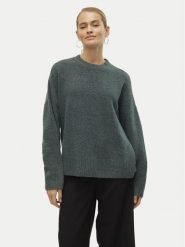 Vero Moda Sweter Boom 10320463 Zielony Loose Fit. Zielone swetry nierozpinane damskie Vero Moda, xs, bez wzorów, z syntetyku, bez kołnierzyka, bez ramiączek. Za 79.99 zł.