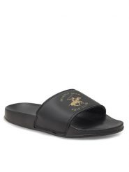 Beverly Hills Polo Club Klapki WP-CA23332C Czarny. Czarne klapki damskie Beverly Hills Polo Club, bez wzorów, z tworzywa sztucznego, bez obcasa, bez zapięcia. Za 99.99 zł.